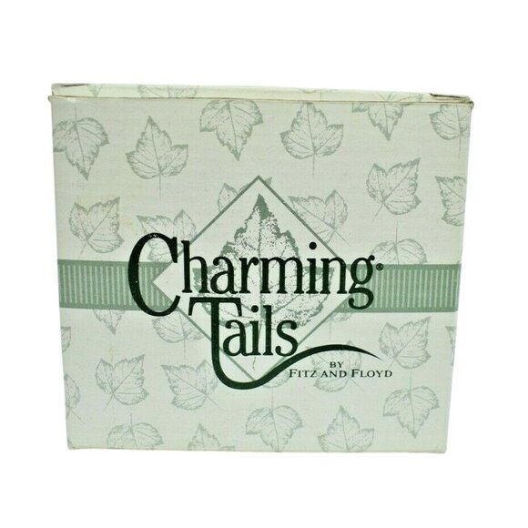 Fitz and Floyd Vintage Charming Tails Christmas Stroll with Box - Picture 9 of 9